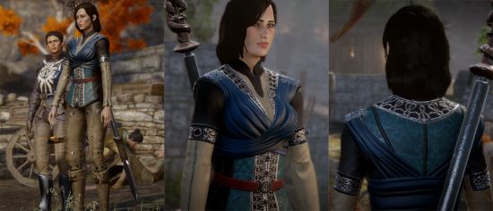 Human Female Skyhold Outfit Retextures для Dragon Age: Inquisition
