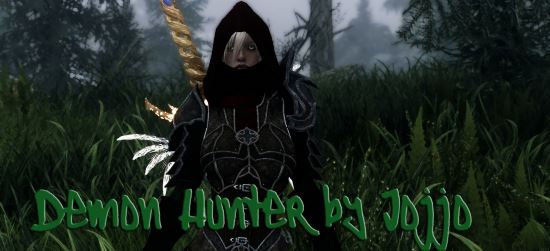 Сет "Охотница на демонов" / Demon Hunter Armor для TES V: Skyrim