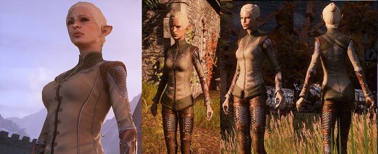 Dalish Elf Skyhold Outfit Retextures для Dragon Age: Inquisition
