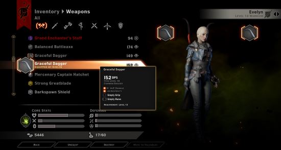 Weapons - No Class Restrictions для Dragon Age: Inquisition