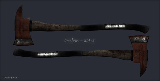 Fire Axe - Retextured для Fallout: New Vegas