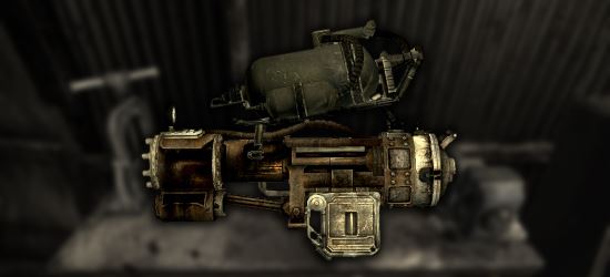 Railway Minigun для Fallout 3