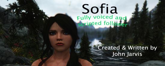 Новый компаньон София / Sofia - The Funny Fully Voiced Follower для TES V: Skyrim