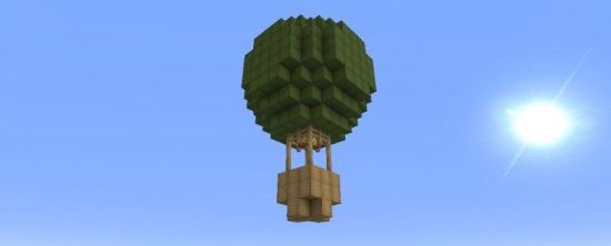 Воздушный шар Карта для Minecraft 1.8.3/1.8.2/1.8.1/1.7.10/1.7.2