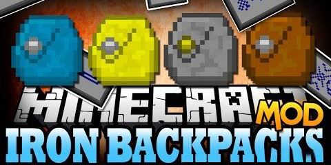 Iron Backpacks - Новые рюкзаки мод для Minecraft 1.7.10