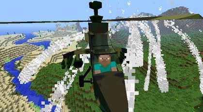 Мод на вертолеты для Minecraft 1.7.10