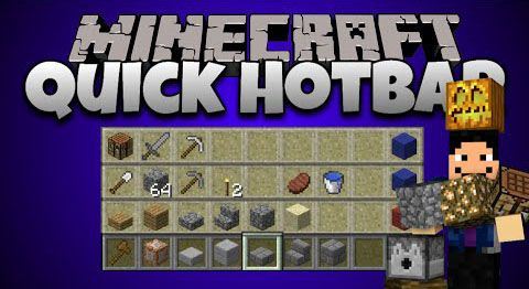 Quick Hotbar - Новый интерфейс мод для Minecraft 1.8/1.7.10/1.7.2/1.6.4