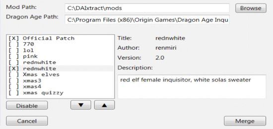 DAI ModManager v 0.48 alpha для Dragon Age: Inquisition