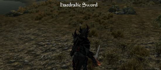 Haedralic Sword / Хаэдральный Меч v 1.0 для TES V: Skyrim