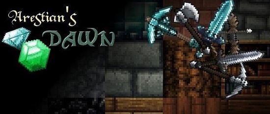 The Arestian’s Dawn RPG Styled Текстур/Ресурс пак для Minecraft 1.8.3/1.8.2/1.8.1/1.7.10/1.7.2/1.6.4