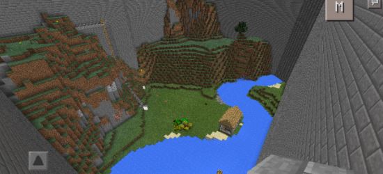 Стены Карта на прохождение для Minecraft PE 0.10.5/0.10.4/0.10.0
