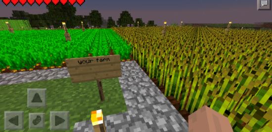 Урожай Карта для Minecraft PE 0.10.5/0.10.4/0.10.0