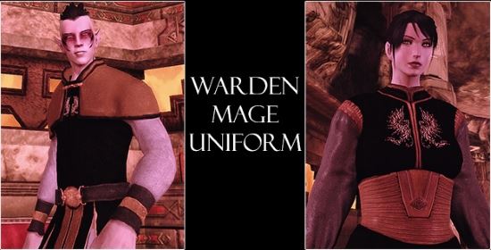Warden Mage Uniform для Dragon Age: Origins