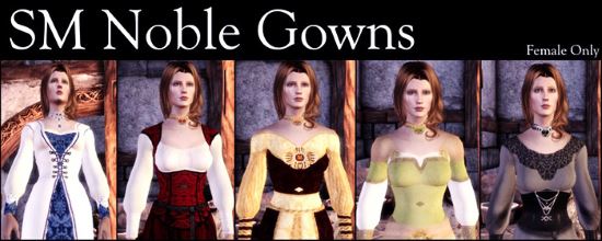 Благородные платья v 3.0 для Dragon Age: Origins