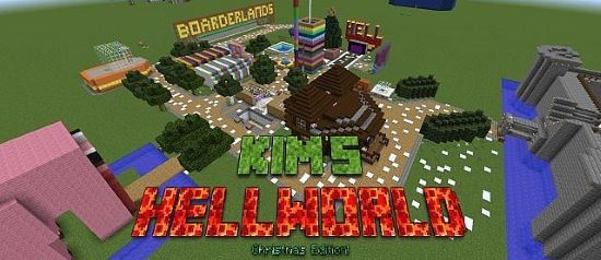 Мир ада Кима Карта для Minecraft 1.8.3/1.8.2/1.8.1/1.7.10/1.7.2