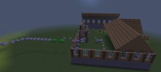 Ночной дом паркура Карта для Minecraft 1.8.3/1.8.2/1.8.1/1.7.10/1.7.2