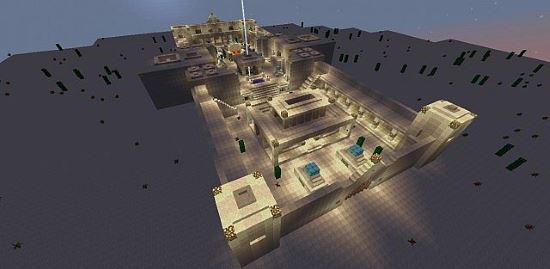 Пустынный коллапс Карта для Minecraft 1.8.3/1.8.2/1.8.1/1.7.10/1.7.2