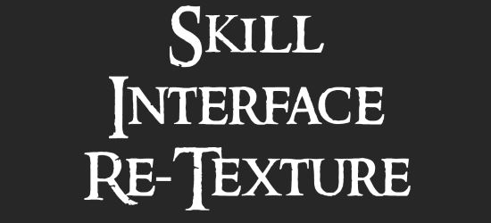Ретекстур меню навыков / Skyrim Skill Interface Re-Texture для TES V: Skyrim