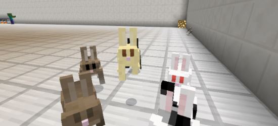 Новое животное - Кролик мод для Minecraft PE 0.10.5/0.10.4/0.10.0