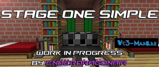 StageOneSimple Текстур/Ресурс пак для Minecraft 1.8.3/1.8.2/1.8.1/1.7.10/1.7.2/1.6.4