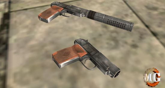 Пистолет 6П9 v 1.1 для Fallout: New Vegas