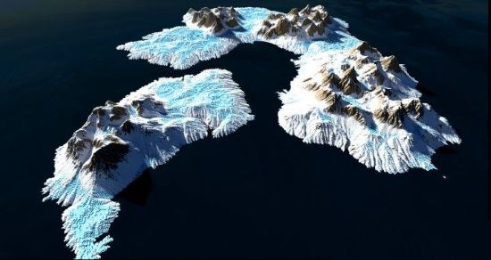 Ледяной остров Карта для Minecraft 1.8.3/1.8.2/1.8.1/1.7.10/1.7.2
