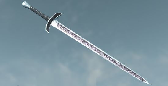 Одноручный меч доблести v 5.0 для TES V: Skyrim