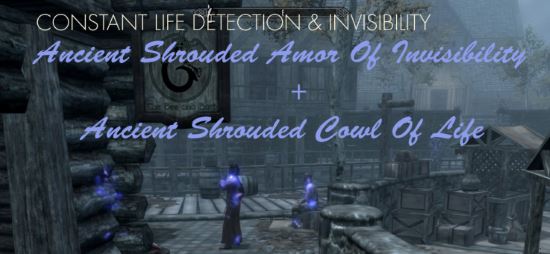 Life Detection and Invisibility Armor / Заначка довакина v 2.5 для TES V: Skyrim