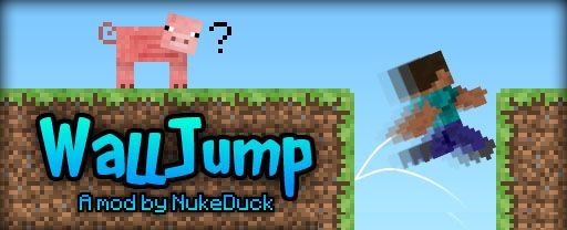 Wall Jump мод для Minecraft 1.8/1.7.10/1.7.2/1.6.4/1.5.2