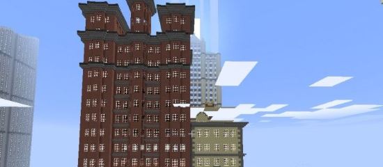 Большой город Карта для Minecraft 1.8.3/1.8.2/1.8.1/1.7.10/1.7.2