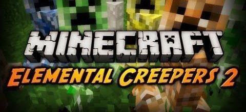 Elemental Creepers 2 мод для Minecraft 1.8/1.7.10/1.7.2/1.6.4