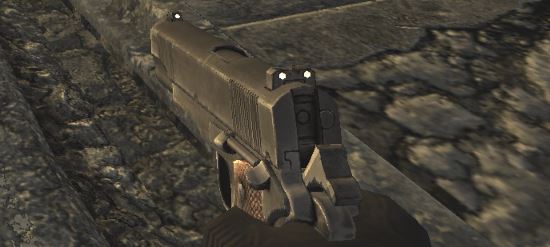 Ретекстур пистолета 45 калибра v 1.0 для Fallout: New Vegas
