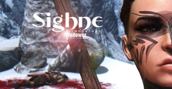 Sighne Follower / Компаньонка Сигни v 2.0 для TES V: Skyrim