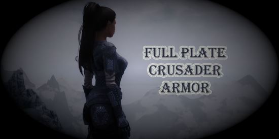 Full plate crusader armor v 1.10HR для TES V: Skyrim