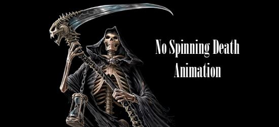 Реальная анимация смерти \ No Spinning Death Animation v 1.3 для TES V: Skyrim