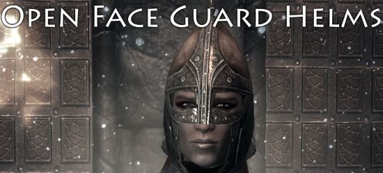 Открытые шлемы стражников / Open Faced Guard Helmets v 2.0 для TES V: Skyrim