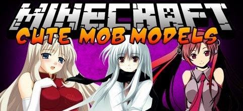 Мод Cute Mob Models для Майнкрафт 1.8/1.7.10/1.7.2