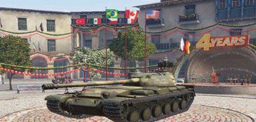 Ангар "Европейский городок" для World of Tanks 0.9.7