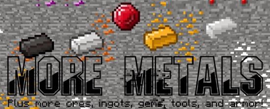 Мод More Metal для Майнкрафт 1.7.10
