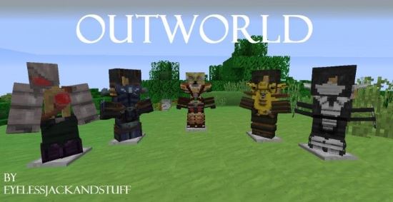 Outworld - A Mortal Kombat Themed Ресурс пак для Майнкрафт 1.8.4/1.8.3/1.8.2/1.8.1/1.7.10