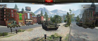 Праздничный Ангар с Танками World of Tanks 0.9.7