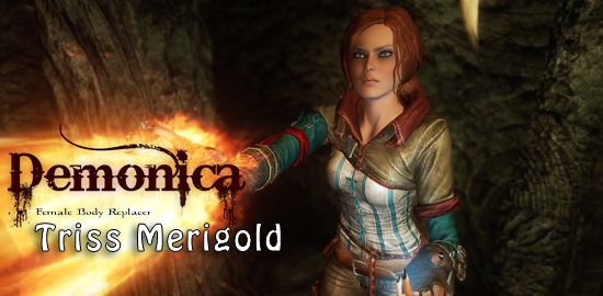 [DEM] Triss Armour & Companion v 1.44 для Skyrim