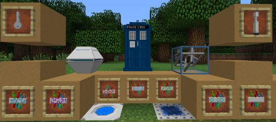 Мод TARDIS для Minecraft 1.7.10