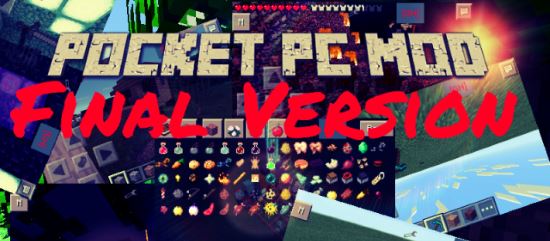 Pocket PC Mod v7.7 мод для Minecraft PE 0.11.0/0.10.5/0.10.4