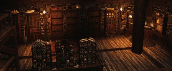 Библиотека Виндхельма / The Library of Windhelm v 1.0 для Skyrim
