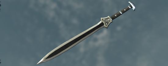 Двуручный меч из обсидиана v 5.0 для Skyrim
