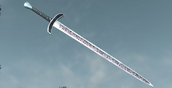 Одноручный меч доблести v 5.5 для Skyrim