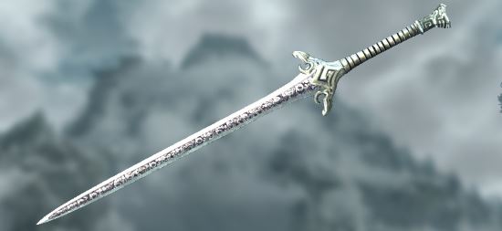 Двуручный меч доблести v 5.5 для Skyrim
