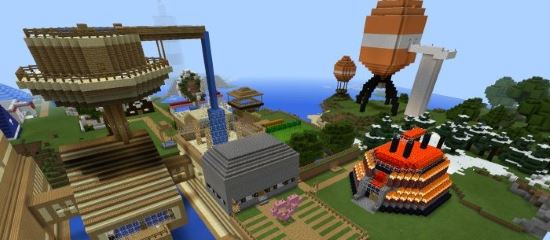 Прекрасный мир Карта для Minecraft PE 0.11.1/0.11.0/0.10.5