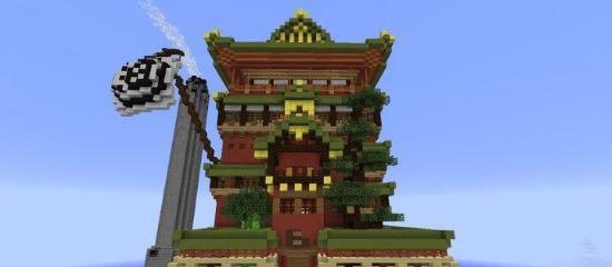 Китайский дом Карта для Minecraft 1.8.7/1.8.6/1.8.3/1.8/1.7.10